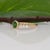 Tsavorite Garnet Ring With Earth-Mined Diamond Accents in Solid 14k Gold, Size 6.75 For Sale In Columbus - Image 6 of 9