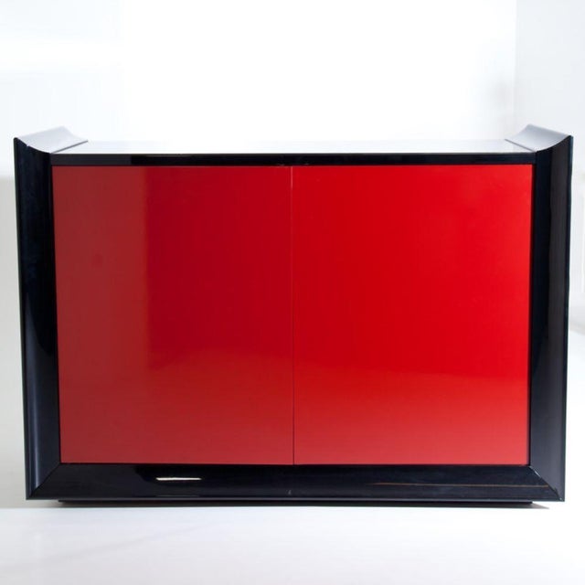 Wood Bar Cabinet by Gio Frigerio, Italy 1970s For Sale - Image 7 of 8