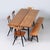 Asko Pirkka Dining Set by Ilmari Tapiovaara for Asko & Laukaan Puu, 1950s, Set of 6 For Sale - Image 4 of 11