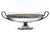 This elegant centerpiece, also known as a jardinière, is a classic combination of fine metalwork and glass design. The...