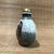 Vintage Ge-Ware Style Porcelain Snuff Bottle With Gilt Figure & Calligraphy For Sale In Los Angeles - Image 6 of 9