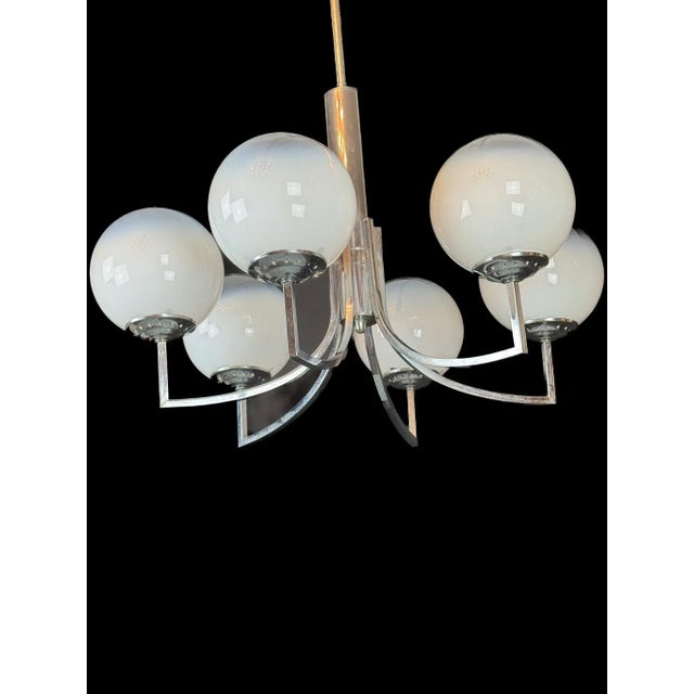 Vintage Italian Chandelier in Murano Glass, 1960s For Sale - Image 6 of 14