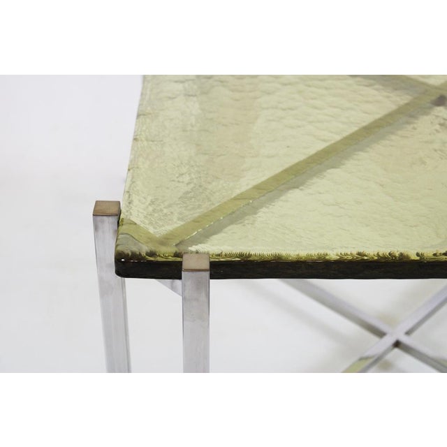 Green Vintage Coffee Table, 1970s For Sale - Image 8 of 9