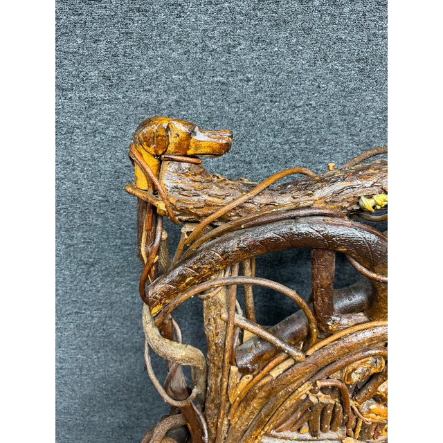 1937 Old Hickory Company Presentation "The Dog Chair" For Sale - Image 17 of 18