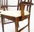 Set of 6 Mid-Century Modern New Linen Upholstery Walnut Dining Chairs Mint! For Sale - Image 12 of 14
