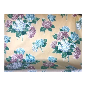Vintage Stroheim Romann Hydrangea Chintz Fabric, 7 Yards