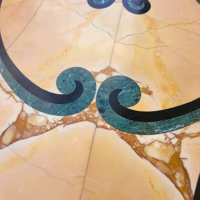 Wood Coffee Table in Marble and Giltwood, Late 19th-Early 20th Century For Sale - Image 7 of 17