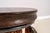 Brown Maitland-Smith African Style Leather Top End Table For Sale - Image 8 of 11