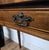 Italian Walnut Marquetry Desk, 1980s For Sale - Image 9 of 11