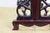Wood Chinese Silk Embroidered Peony Reticulated Rosewood Fire Screen Panel 31" For Sale - Image 7 of 18