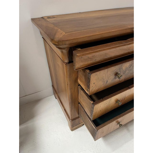 Louis Philippe Chest of Drawers in Cherrywood, 19th Century For Sale - Image 5 of 13