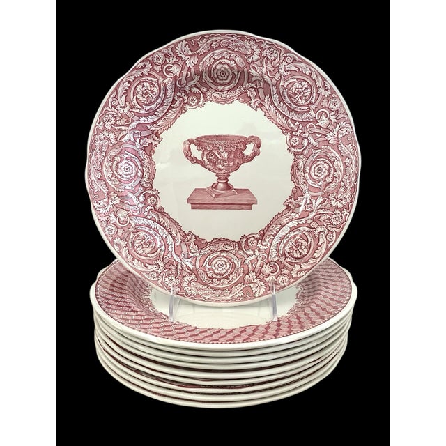 This product is a set of 10 1/4" spode archive collection Victorian traditions Georgian series dinner plates. Made of...