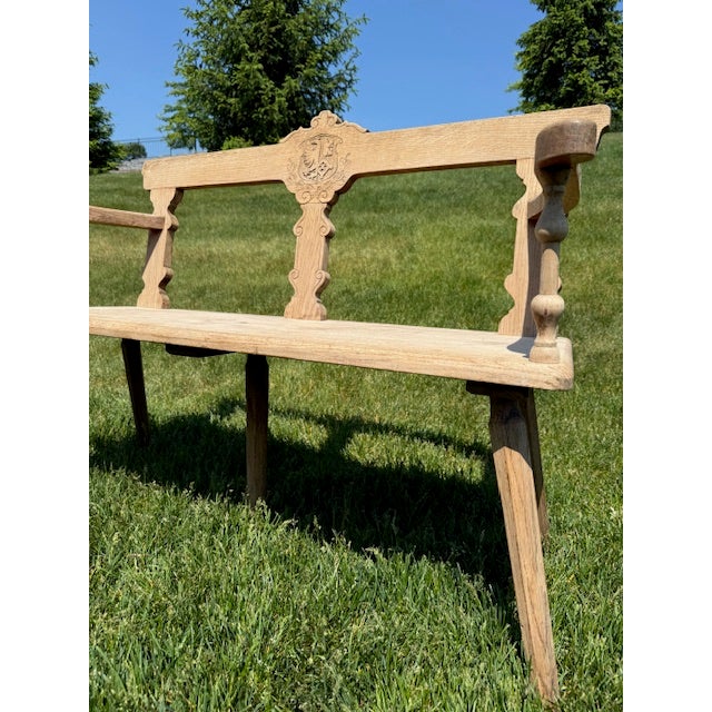 Mid 20th Century Mid 20th Century Swiss Alpine Bench For Sale - Image 5 of 6