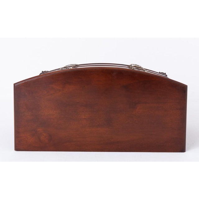 George III Chest Drawers with Bow Front Mahogany, 1920s For Sale - Image 6 of 10