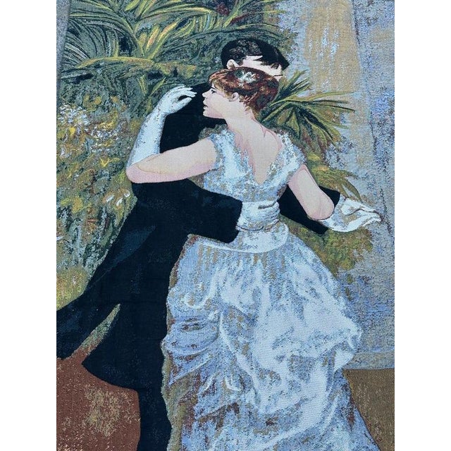 French Aubusson Style Jacquard Tapestry after A. Renoir, 2000s For Sale - Image 16 of 18