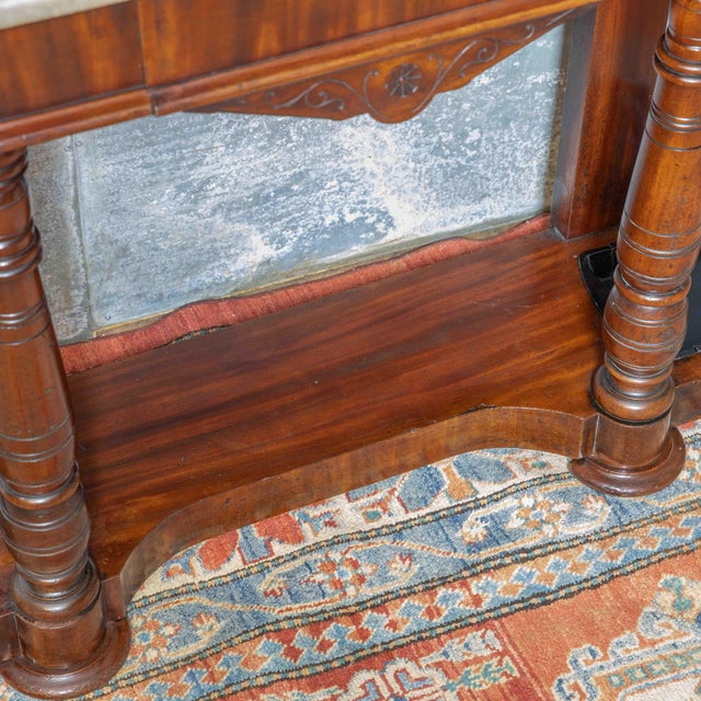 Wood Victorian Hallstand in Mahogany For Sale - Image 7 of 16