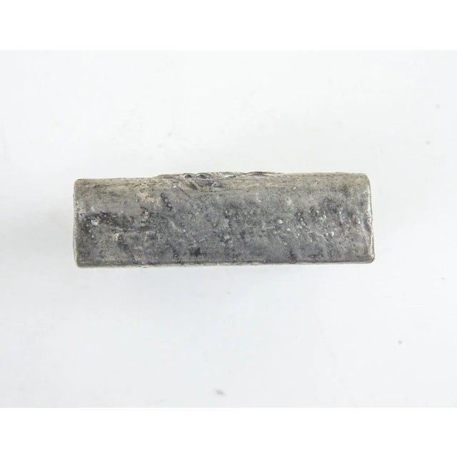 Rustic European Antique Handmade Pewter Matchbook Holder Mother Goose For Sale - Image 3 of 5