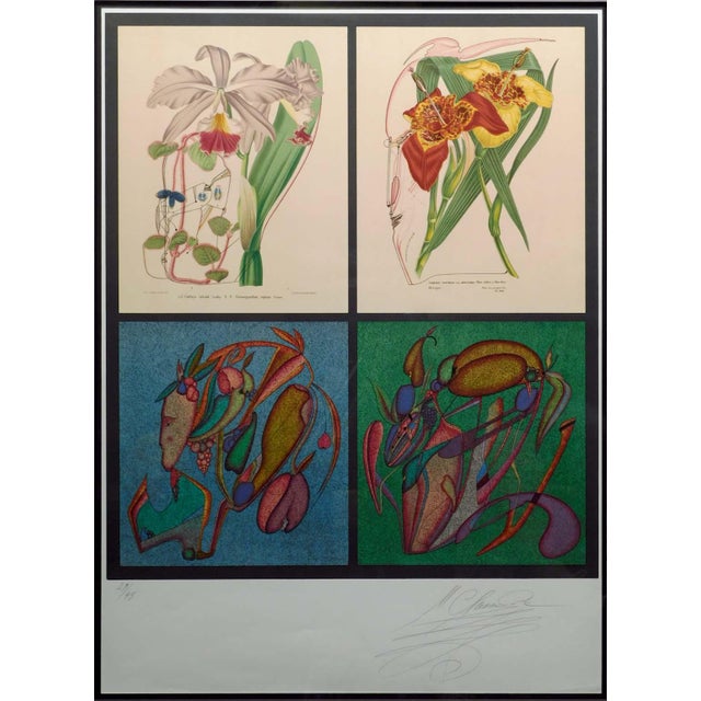"Untitled" by Mikail Chemiakin Original Limited Edition Lithograph on Paper Hand Signed by the artist Image Size : 26"x...