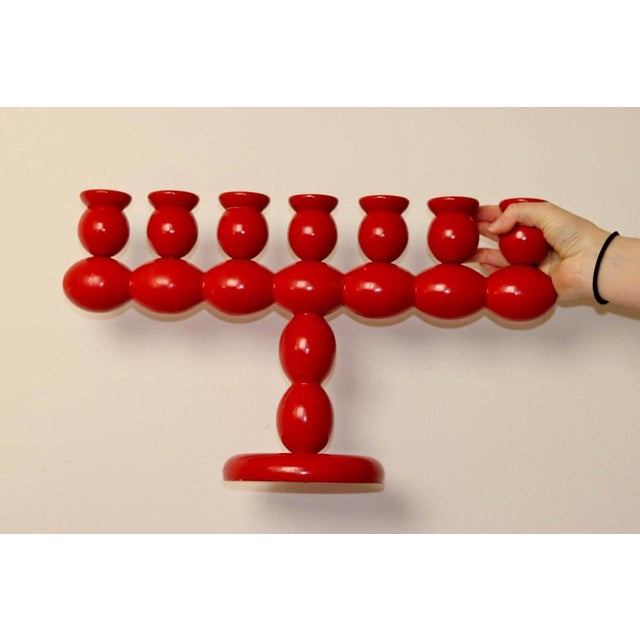 Swedish Bobbin Candelabra For Sale - Image 4 of 8
