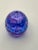Amethyst Purple & Blue Art Glass Paperweight For Sale - Image 8 of 10