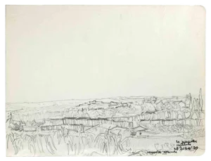 Reynold Arnould, Landscape, Drawing, 1979