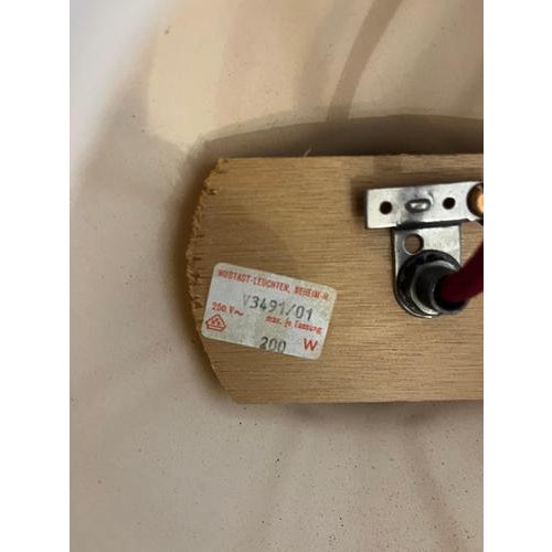 Brown White and Brown Ceramic Table Lamp from Hustadt Leuchten For Sale - Image 8 of 11