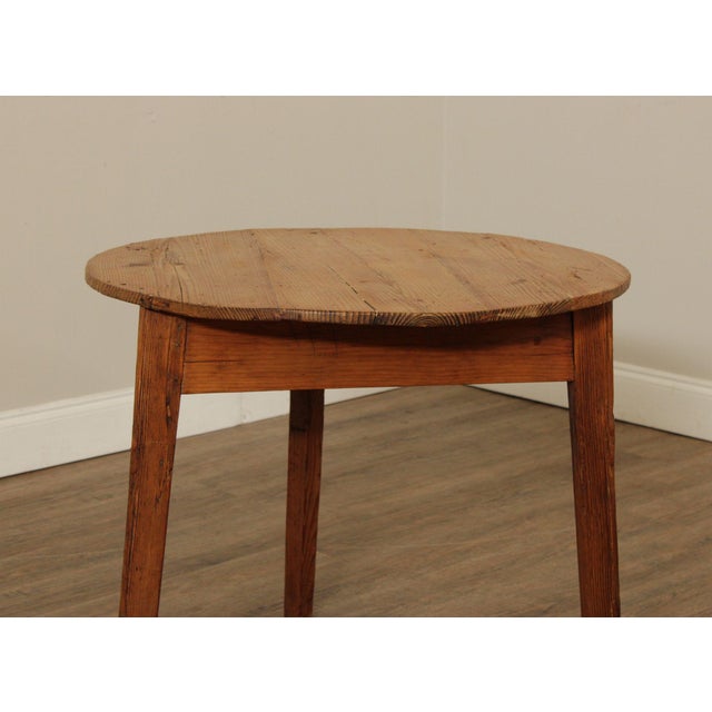 English Antique English Pine Cricket Table For Sale - Image 3 of 12