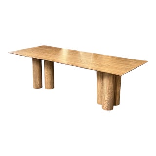 Maiden Home Reade 84" Dining Table in Pecan For Sale