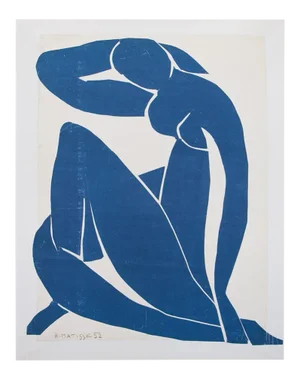 After Henri Matisse "Blue Nude" First German Edition Poster