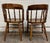 Antique 19th Century Primitive Oak Barrel Back Pub Chairs Captain’s Arm Chairs For Sale - Image 9 of 11