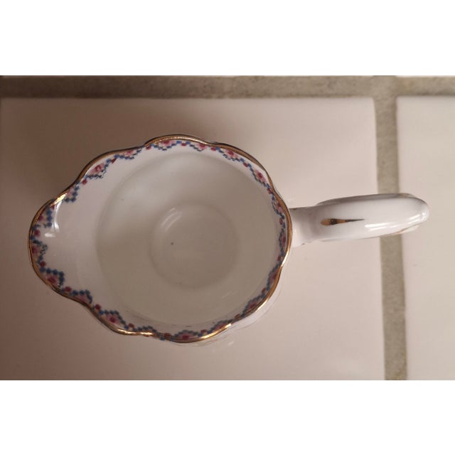 1930s 1930s Royal Albert "Petit Point" Creamer and Sugar Bowl For Sale - Image 5 of 18