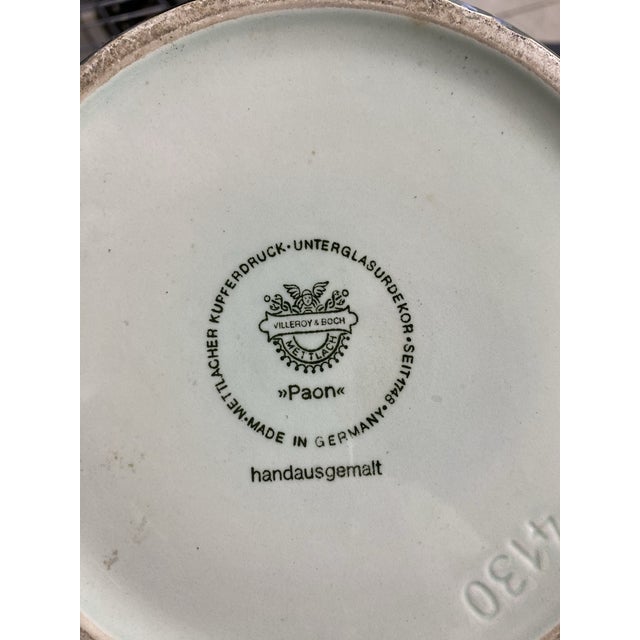 Vintage MCM Villeroy & Boch Mettlach Porcelain Vase For Sale In Dallas - Image 6 of 6