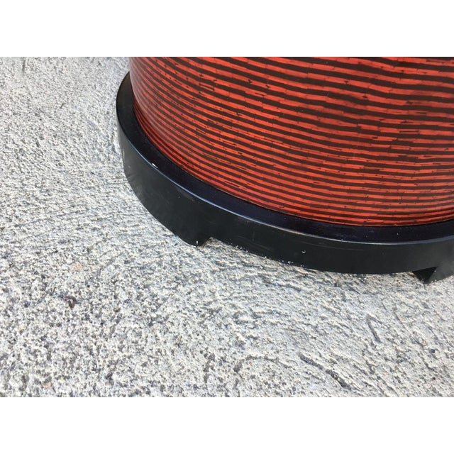 Two-Tone Cubist Style Round Livingroom Set of 3, Circa 1990 For Sale - Image 10 of 12