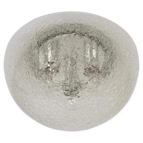 Glass Bubble Flush Mount Light attributed to Doria, Germany, 1970s For Sale - Image 7 of 7