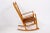 FDB Møbler Hans Wegner J16 Beech Rocking Chair, circa 1950 For Sale - Image 4 of 12