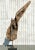 A fabulous vintage Boho sculpture. A chic monumental piece of driftwood mounted on a steel plinth. A real showstopper....