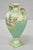 Antique Nippon Porcelain Hand Painted Windmill Scene Green Small Bolted Vase (B) For Sale In Philadelphia - Image 6 of 15
