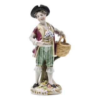 20th Century Ceramic Young Boy Sculpture from School of Capodimonte For Sale