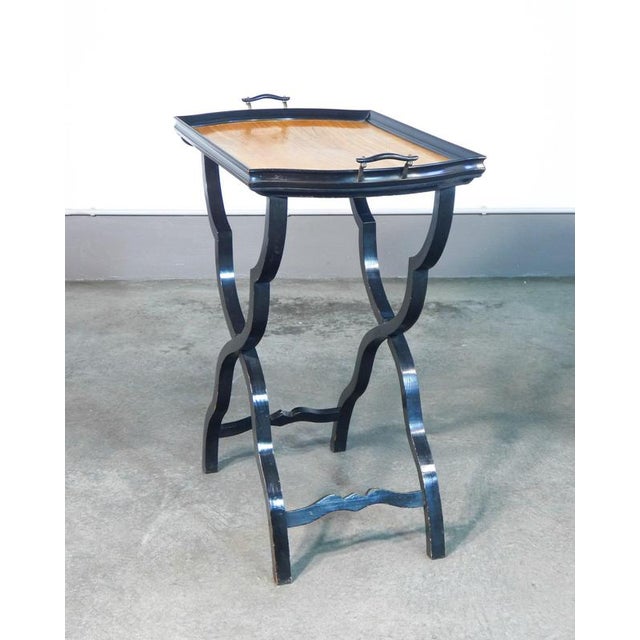 Napoleon III Folding Service Table, 1800s For Sale - Image 4 of 18