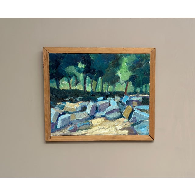 Jarl Lindblad, Landscape Composition, 1998, Oil on Canvas, Framed For Sale - Image 12 of 18