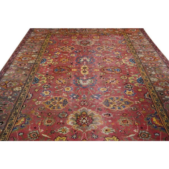 Vintage European Wave Rug 8'11'' x 15'6'' For Sale - Image 10 of 11