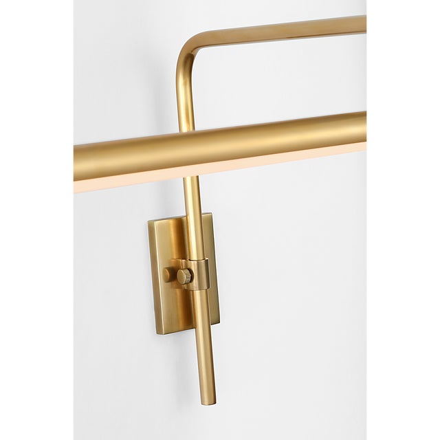 Thomas O'Brien for Visual Comfort Signature Kidd 30" Frame Mount Picture Light in Hand-Rubbed Antique Brass For Sale - Image 10 of 13