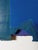 Blue Contemporary Abstract Aerosol on Assembled Masonite (Isorel) "Untitled 170" by Andre Debono For Sale - Image 8 of 9