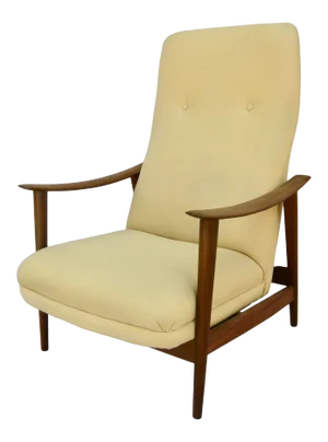 Mid-Century Armchair in the Style of Milo Baughman