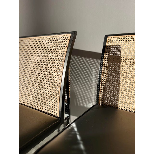 Mid-Century Modern Mid 20th Century Attributed to Paul McCobb Cane Back Dining Chairs For Sale - Image 3 of 5