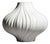 Pleated Matte White Porcelain Vase by Martin Freyer for Rosenthal, 1994 For Sale