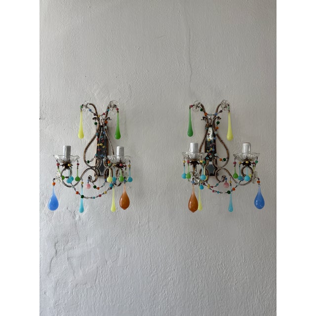 One of a kind! These were made for a hotel in the South of France. The owner had all one of a kind lighting, mainly...