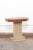 French Mid 20th Century French Leather-Top Pedestal Console Table For Sale - Image 3 of 12