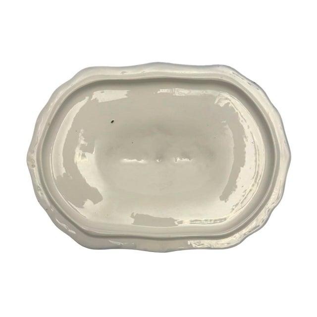 Antique New Wharf Pottery Regent Semi Porcelain Covered Tureen Transferware. For Sale - Image 10 of 12