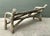 Crafted in cement, this vintage faux bois garden bench captures the rustic charm of natural wood through meticulous...